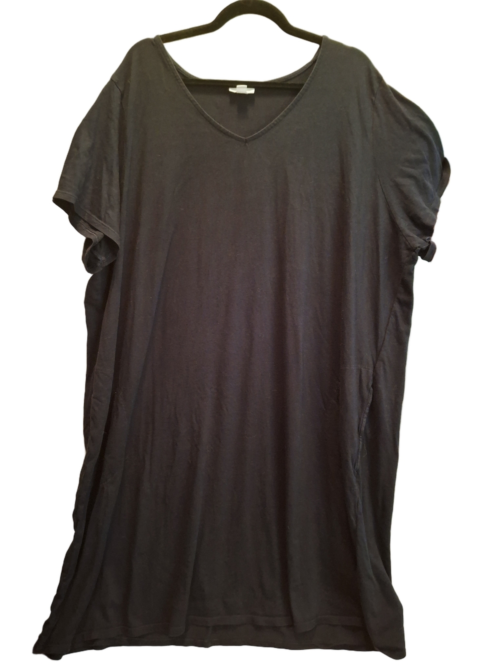 J. Jill Navy Blue V-Neck Sleep Tee Minimalist